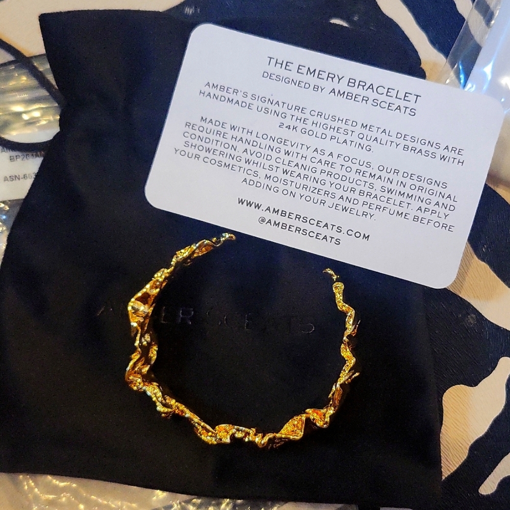 The Emery Cuff 24K Plated Gold